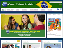 Tablet Screenshot of centroculturalbrasileiro.com.ec